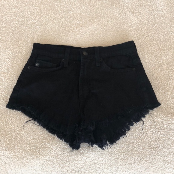 Urban Outfitters Pants - Urban Outfitters black distressed shorts